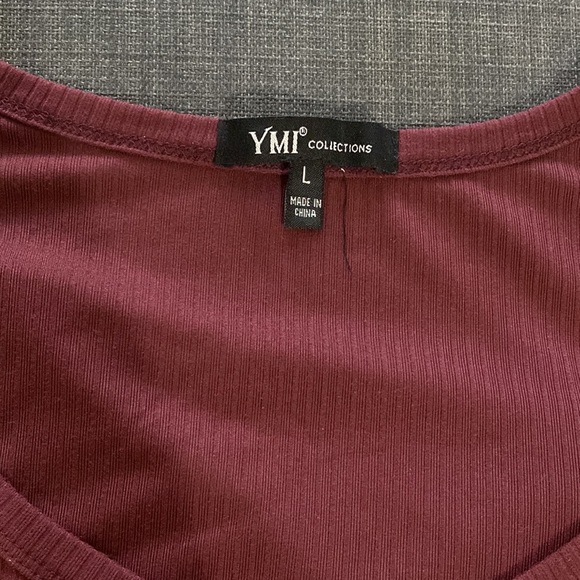 YMI LONG SLEEVES OPEN TOP - Picture 4 of 5